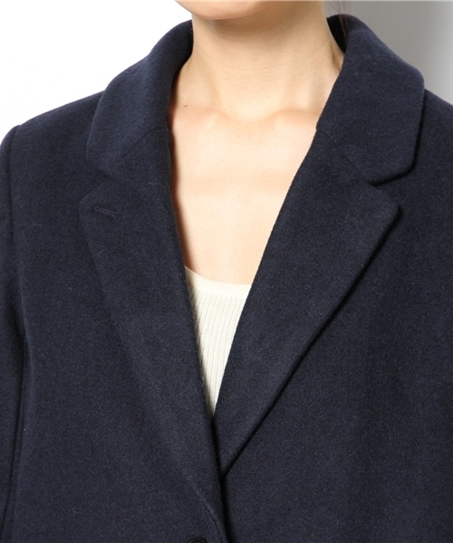 CIAOPANIC（チャオパニック）の「【Ciaopanic】メルトンチェスターコート（チェスターコート・レディース・キャメル/グレー/ネイビー/オフホワイト・FREE）」の9枚目の写真