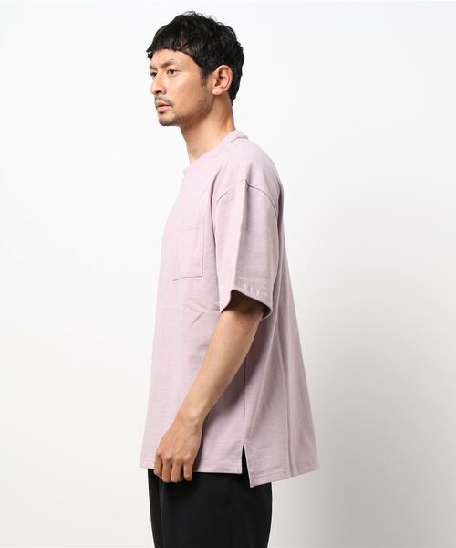 Starting Over(スターティングオーバー)の「ビッグシルエット無地クルーネックTシャツ(半袖)/レディース メンズ(Tシャツ/カットソー・メンズ・ブラック/ホワイト/サックスブルー/ライトパープル/ベージュ/テラコッタ/サンドベージュ/チャコール/グリーン・L/XL/M)」の11枚目の写真