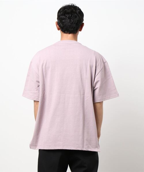 Starting Over(スターティングオーバー)の「ビッグシルエット無地クルーネックTシャツ(半袖)/レディース メンズ(Tシャツ/カットソー・メンズ・ブラック/ホワイト/サックスブルー/ライトパープル/ベージュ/テラコッタ/サンドベージュ/チャコール/グリーン・L/XL/M)」の10枚目の写真