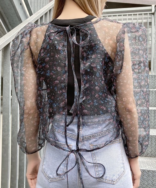 Figments（フィグメンツ）の「ホルターネックキャミソール（キャミソール・レディース・ホワイト/ブラック・FREE）」の10枚目の写真