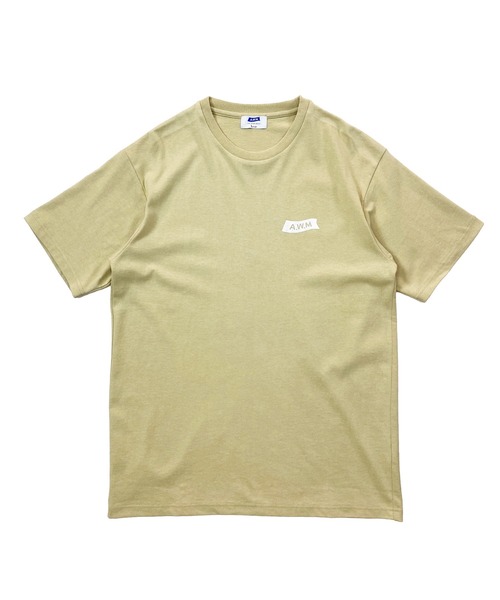 PARKS TOKYO SELECT（パークストウキョウセレクト）の「<AWM>オーロラ FLAG   半袖Tシャツ（Tシャツ/カットソー・メンズ・ブラック/ネイビー系/ブラウン/ホワイト/オフホワイト/ベージュ・LARGE/MEDIUM）」の6枚目の写真