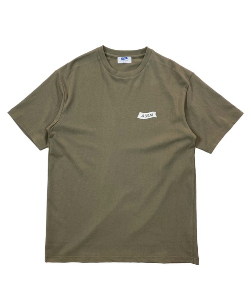 PARKS TOKYO SELECT（パークストウキョウセレクト）の「<AWM>オーロラ FLAG   半袖Tシャツ（Tシャツ/カットソー・メンズ・ブラック/ネイビー系/ブラウン/ホワイト/オフホワイト/ベージュ・LARGE/MEDIUM）」の5枚目の写真
