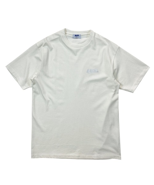 PARKS TOKYO SELECT（パークストウキョウセレクト）の「<AWM>オーロラ FLAG   半袖Tシャツ（Tシャツ/カットソー・メンズ・ブラック/ネイビー系/ブラウン/ホワイト/オフホワイト/ベージュ・LARGE/MEDIUM）」の3枚目の写真