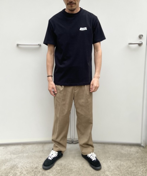 PARKS TOKYO SELECT（パークストウキョウセレクト）の「<AWM>オーロラ FLAG   半袖Tシャツ（Tシャツ/カットソー・メンズ・ブラック/ネイビー系/ブラウン/ホワイト/オフホワイト/ベージュ・LARGE/MEDIUM）」の9枚目の写真