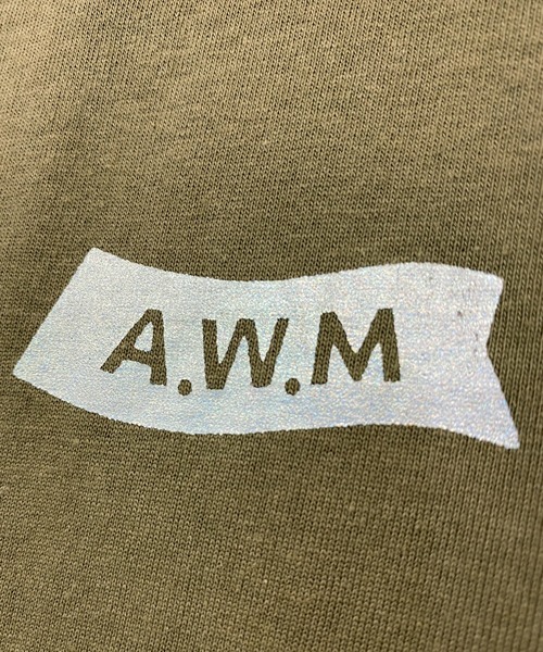 PARKS TOKYO SELECT（パークストウキョウセレクト）の「<AWM>オーロラ FLAG   半袖Tシャツ（Tシャツ/カットソー・メンズ・ブラック/ネイビー系/ブラウン/ホワイト/オフホワイト/ベージュ・LARGE/MEDIUM）」の11枚目の写真