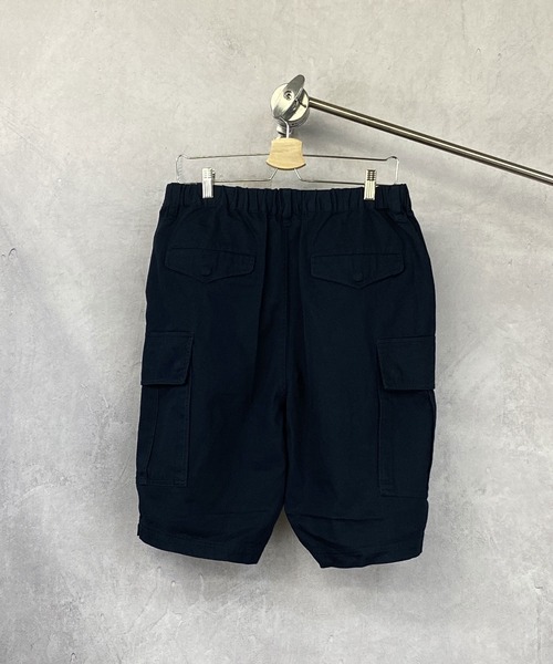 Beno(ビーノ)の「コットンツイル 6ポケット ワイド カーゴ ショートパンツ(カーゴパンツ・メンズ・オフホワイト/ブラック/ベージュ/オリーブ/ネイビー・S/M/L)」の10枚目の写真