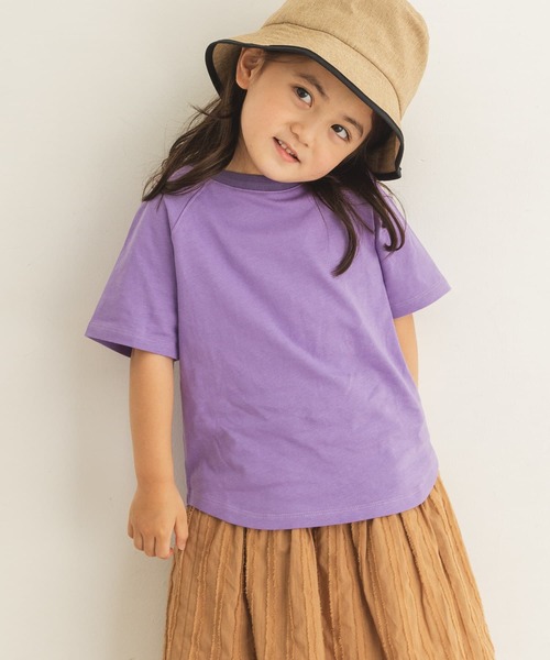 URBAN RESEARCH DOORS（アーバンリサーチドアーズ）の「カラーTシャツ(KIDS)（Tシャツ/カットソー・キッズ・パープル/ブルー系その他/オレンジ・90/105/120/135）」の6枚目の写真