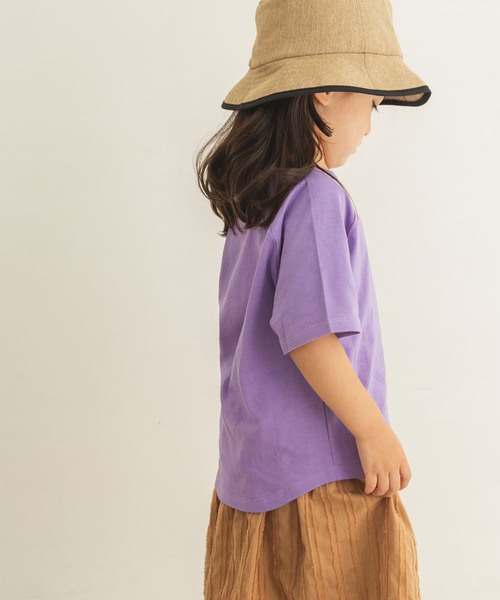 URBAN RESEARCH DOORS（アーバンリサーチドアーズ）の「カラーTシャツ(KIDS)（Tシャツ/カットソー・キッズ・パープル/ブルー系その他/オレンジ・90/105/120/135）」の8枚目の写真