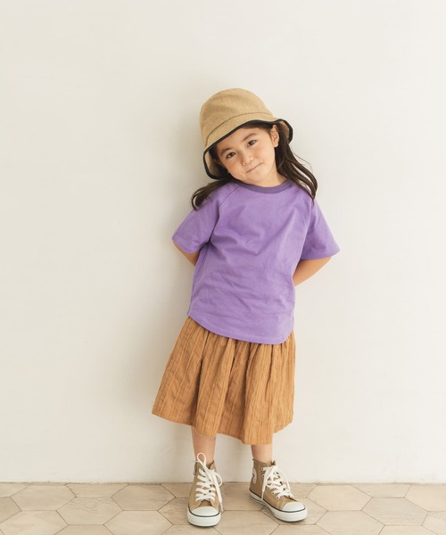 URBAN RESEARCH DOORS（アーバンリサーチドアーズ）の「カラーTシャツ(KIDS)（Tシャツ/カットソー・キッズ・パープル/ブルー系その他/オレンジ・90/105/120/135）」の10枚目の写真