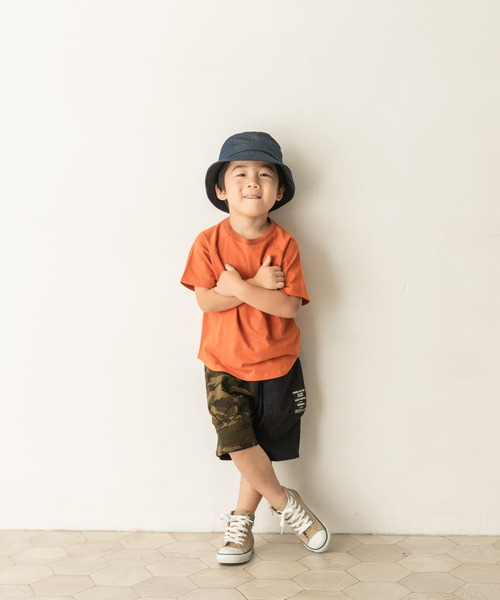 URBAN RESEARCH DOORS（アーバンリサーチドアーズ）の「カラーTシャツ(KIDS)（Tシャツ/カットソー・キッズ・パープル/ブルー系その他/オレンジ・90/105/120/135）」の19枚目の写真