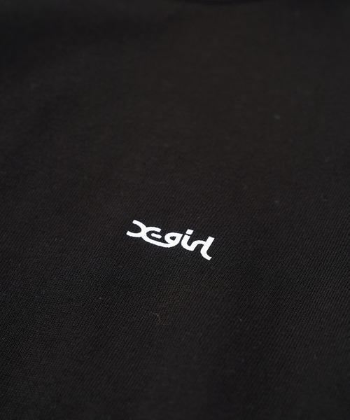 X-girl（エックスガール）の「LAYERED SLEEVE L/S TEE（Tシャツ/カットソー・レディース・ホワイト/ブラック/ベージュ・S/M）」の12枚目の写真