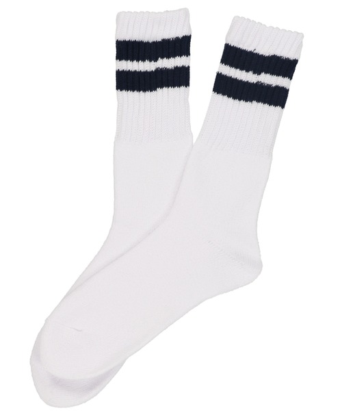 Healthknit（ヘルスニット）の「【Healthknit / ヘルスニット】3P 無地 シンカーラインソックス（ソックス/靴下・メンズ・ホワイト/ホワイト×ブラック・25-27）」の7枚目の写真