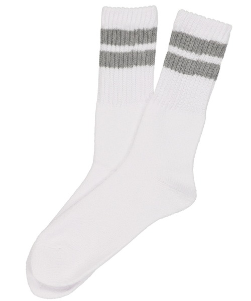 Healthknit（ヘルスニット）の「【Healthknit / ヘルスニット】3P 無地 シンカーラインソックス（ソックス/靴下・メンズ・ホワイト/ホワイト×ブラック・25-27）」の11枚目の写真