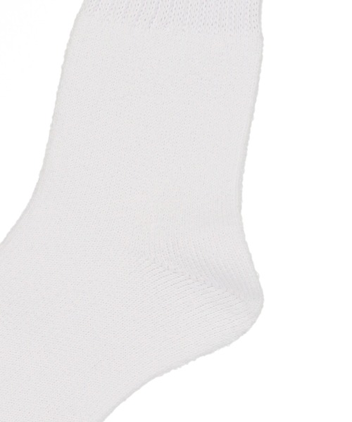 Healthknit（ヘルスニット）の「【Healthknit / ヘルスニット】3P 無地 シンカーラインソックス（ソックス/靴下・メンズ・ホワイト/ホワイト×ブラック・25-27）」の14枚目の写真