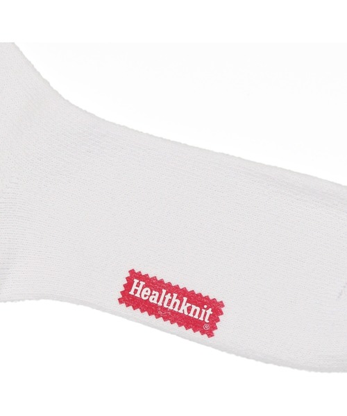 Healthknit（ヘルスニット）の「【Healthknit / ヘルスニット】3P 無地 シンカーラインソックス（ソックス/靴下・メンズ・ホワイト/ホワイト×ブラック・25-27）」の15枚目の写真