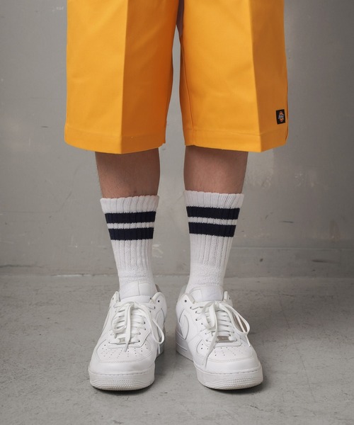 Healthknit（ヘルスニット）の「【Healthknit / ヘルスニット】3P 無地 シンカーラインソックス（ソックス/靴下・メンズ・ホワイト/ホワイト×ブラック・25-27）」の16枚目の写真