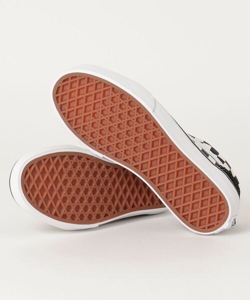 VANS（バンズ）の「VANS ヴァンズ OLD SKOOL オールドスクール　VN0A38HBP0S (CHK)BLK/WHT（スニーカー・キッズ・ブラック系その他・11/13/3/1Y/2Y/12）」の2枚目の写真