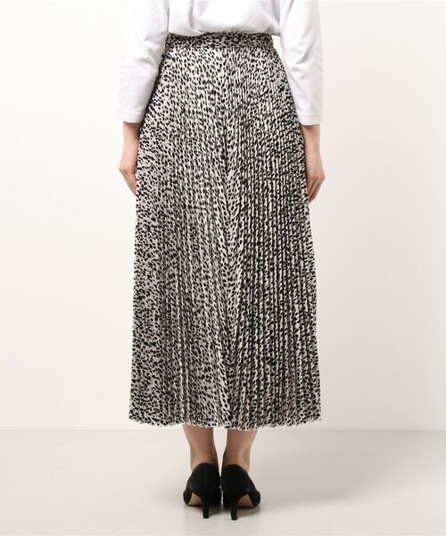 Jines(ジネス)の「プリントプリーツ/ガウチョパンツ(その他パンツ・レディース・キャメル/ホワイト系1/ブラック/ホワイト系2/ブラック系1・FREE)」の6枚目の写真