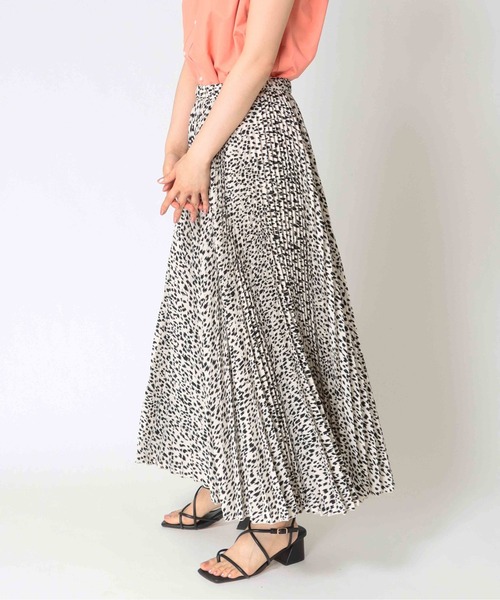 Jines(ジネス)の「プリントプリーツ/ガウチョパンツ(その他パンツ・レディース・キャメル/ホワイト系1/ブラック/ホワイト系2/ブラック系1・FREE)」の13枚目の写真