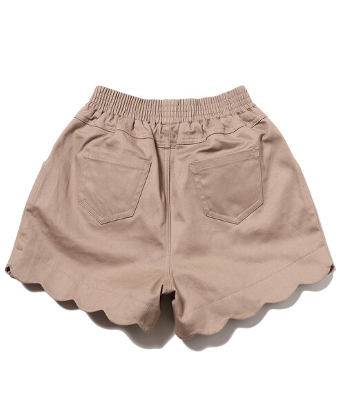 SHOO・LA・RUE（シューラルー）の「◆【90-140cm】スカラップショートパンツ（その他パンツ・キッズ・ベージュ/ネイビー/ピンク系・13/09/11/12/14/10）」の4枚目の写真