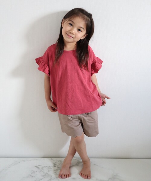 SHOO・LA・RUE（シューラルー）の「◆【90-140cm】スカラップショートパンツ（その他パンツ・キッズ・ベージュ/ネイビー/ピンク系・13/09/11/12/14/10）」の14枚目の写真