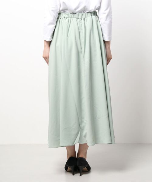 CAMILLE EAU（カミーユオー）の「ギャザーフレアスカート（スカート・レディース・オフホワイト/オリーブ/ドット・MEDIUM）」の12枚目の写真