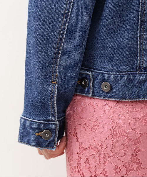 NATURAL BEAUTY BASIC（ナチュラルビューティーベーシック）の「ノーカラーＧジャン/0171255880（デニムジャケット・レディース・ネイビー・SMALL/MEDIUM）」の13枚目の写真