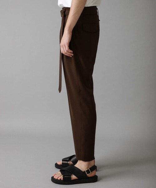 CULLNI 25ss STUDIOUS別注 スラックス CULLNI スラックス STUDIOUS別注 WIDE STRAIGHT SLACKS メンズ