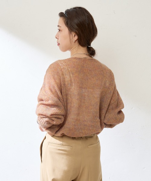 SHENERY（シーナリー）の「【WEB限定カラー：ミックス】モヘアプルオーバー（ニット/セーター・レディース・パープル/オフホワイト/ブルー/その他・FREE）」の20枚目の写真