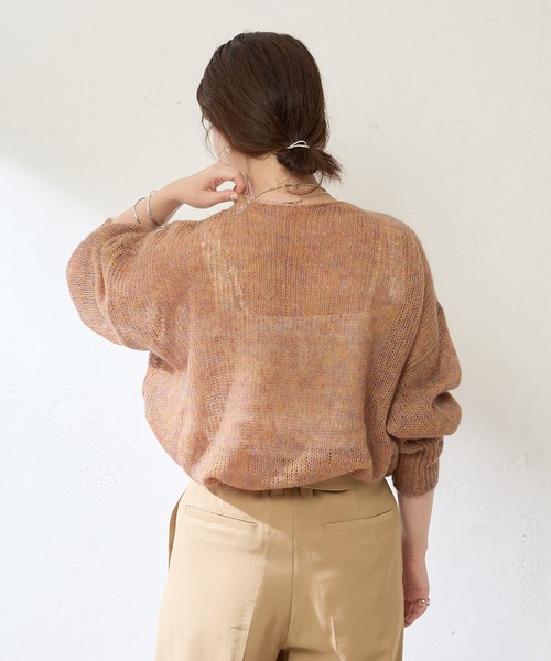 SHENERY（シーナリー）の「【WEB限定カラー：ミックス】モヘアプルオーバー（ニット/セーター・レディース・パープル/オフホワイト/ブルー/その他・FREE）」の21枚目の写真