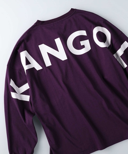 KANGOL(カンゴール)の「【KANGOL】ビッグバックロゴロンT(Tシャツ/カットソー・レディース・ブラック/パープル/ホワイト・L/M)」の3枚目の写真
