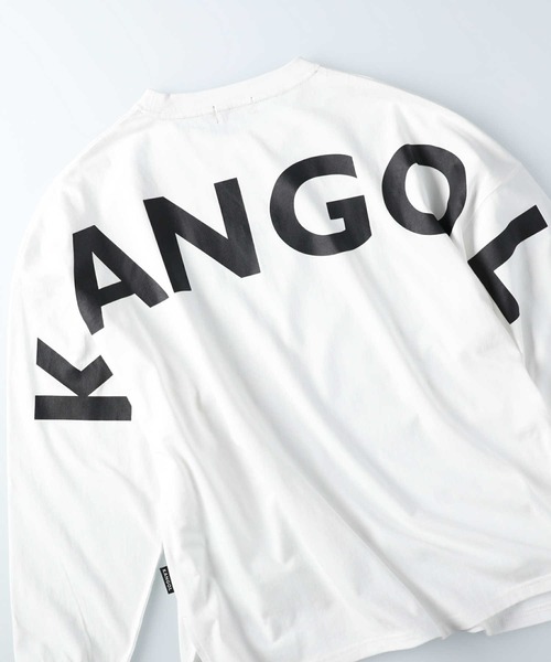 KANGOL(カンゴール)の「【KANGOL】ビッグバックロゴロンT(Tシャツ/カットソー・レディース・ブラック/パープル/ホワイト・L/M)」の6枚目の写真