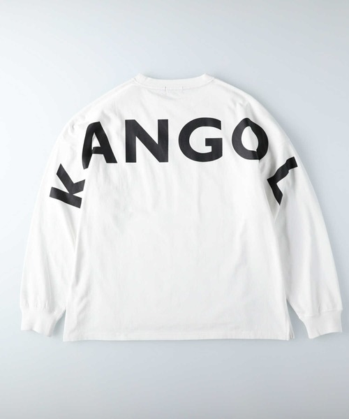 KANGOL(カンゴール)の「【KANGOL】ビッグバックロゴロンT(Tシャツ/カットソー・レディース・ブラック/パープル/ホワイト・L/M)」の8枚目の写真