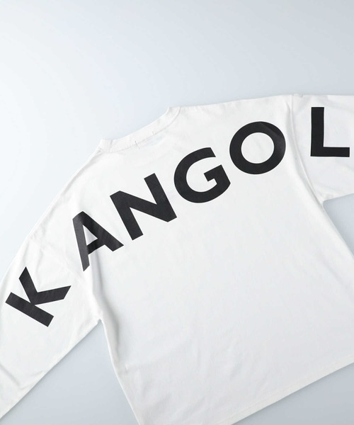 KANGOL(カンゴール)の「【KANGOL】ビッグバックロゴロンT(Tシャツ/カットソー・レディース・ブラック/パープル/ホワイト・L/M)」の13枚目の写真