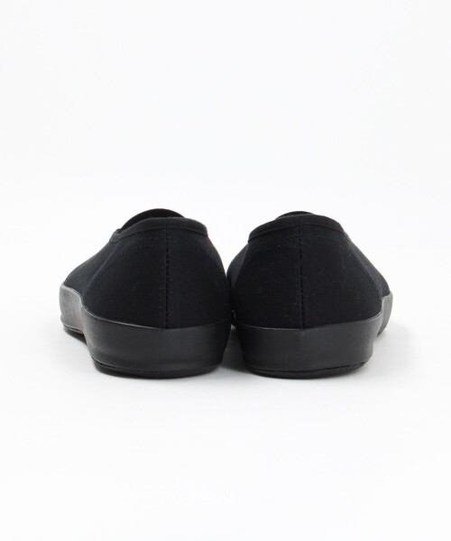 FREAK'S STORE（フリークスストア）の「FINE VULCANIZED/ファインバルカナイズ LITE BALLET/ライトバレエ(スリッポンスニーカー)（スニーカー・レディース・ブラック/ナチュラル・22cm/23.0cm/24.0cm）」の4枚目の写真