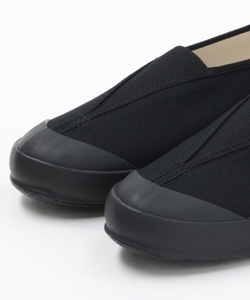 FREAK'S STORE（フリークスストア）の「FINE VULCANIZED/ファインバルカナイズ LITE BALLET/ライトバレエ(スリッポンスニーカー)（スニーカー・レディース・ブラック/ナチュラル・22cm/23.0cm/24.0cm）」の5枚目の写真
