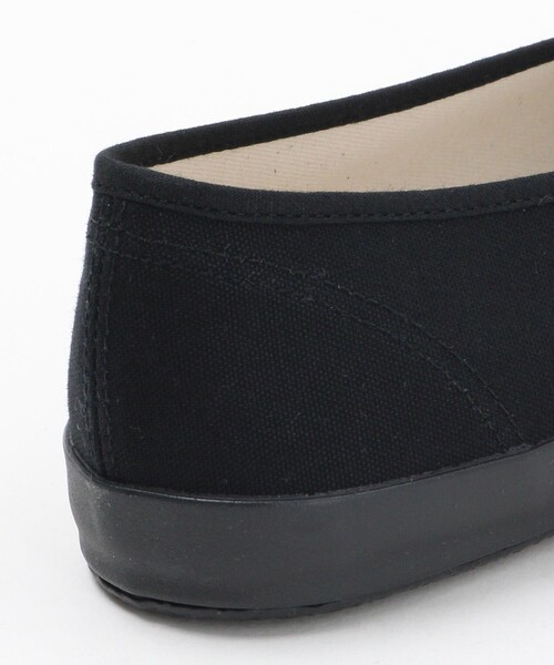 FREAK'S STORE（フリークスストア）の「FINE VULCANIZED/ファインバルカナイズ LITE BALLET/ライトバレエ(スリッポンスニーカー)（スニーカー・レディース・ブラック/ナチュラル・22cm/23.0cm/24.0cm）」の8枚目の写真