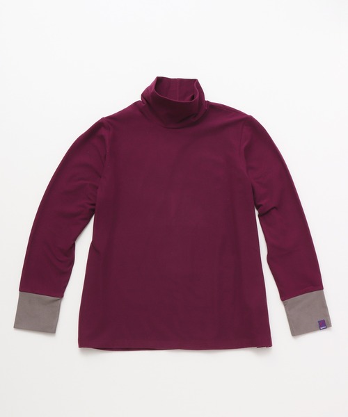 カヤ（カヤ）の「【カヤ】色合わせとっくり ハイネックトップス（Tシャツ/カットソー・レディース・ライトグレー/エンジ/スミクロ/ホワイト系その他・FREE）」の14枚目の写真