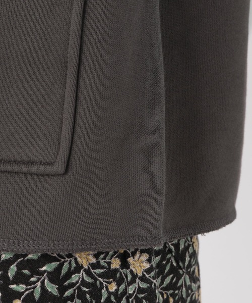 studio CLIP（スタディオクリップ）の「ヘヴィー裏毛着流しカーディガン（カーディガン/ボレロ・レディース・ライトグレー/スモーク/ブラウン・LARGE/MEDIUM）」の8枚目の写真