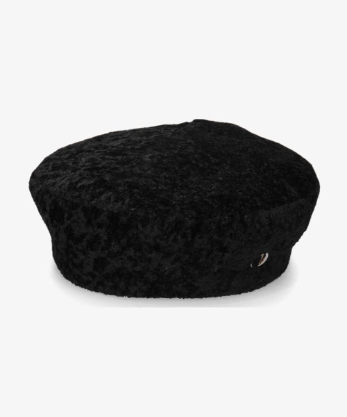 Chapeau d' O（シャポードオー）の「Chapeau d' O Color Boa Beret（ハンチング/ベレー帽・レディース・ホワイト/ライトグリーン/ブラック・M/57.5cm）」の10枚目の写真