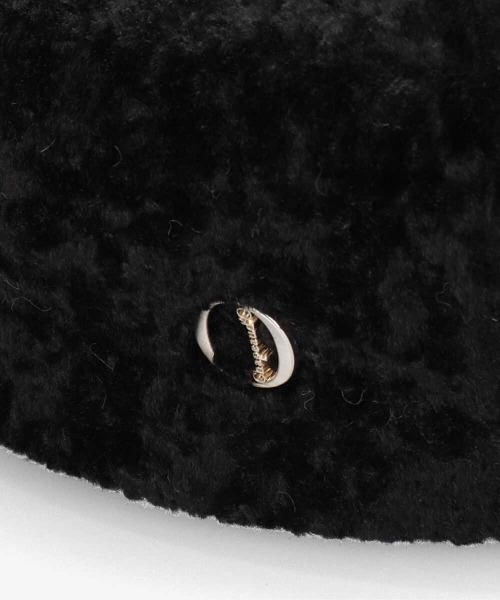 Chapeau d' O（シャポードオー）の「Chapeau d' O Color Boa Beret（ハンチング/ベレー帽・レディース・ホワイト/ライトグリーン/ブラック・M/57.5cm）」の13枚目の写真