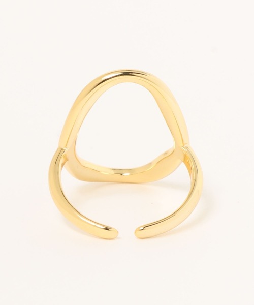 Starting Over(スターティングオーバー)の「YU-KA : オーバルウェーブ ラウンドリング(リング・レディース・シルバー/ゴールド・FREE)」の9枚目の写真