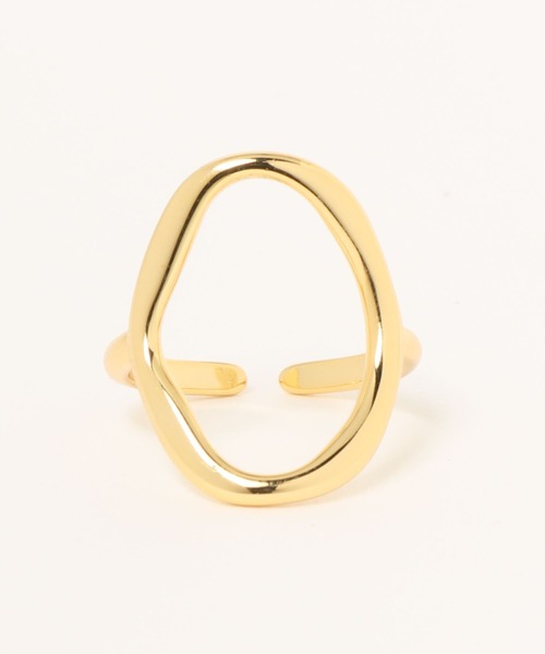 Starting Over(スターティングオーバー)の「YU-KA : オーバルウェーブ ラウンドリング(リング・レディース・シルバー/ゴールド・FREE)」の8枚目の写真