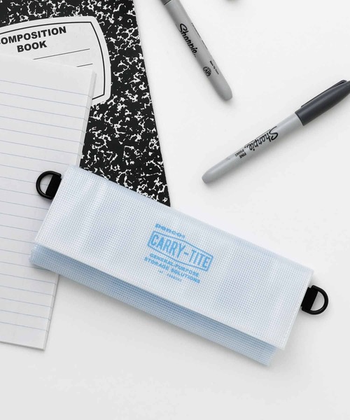 PENCO（ペンコ）の「penco ペンコ キャリータイトケース サコッシュ クリア M（ポーチ・メンズ・オレンジ/ライトブルー・FREE）」の15枚目の写真