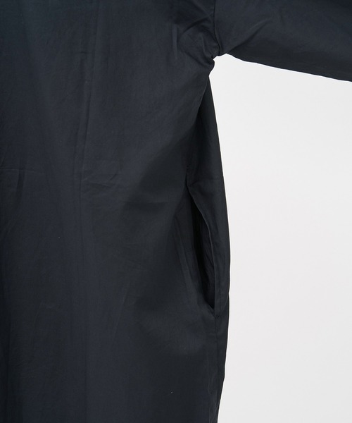 AS KNOW AS de base（アズノゥアズドゥバズ）の「フリフリリラララワンピース（シャツワンピース・レディース・ブラック/オフホワイト/グレイッシュベージュ/カーキ・FREE）」の8枚目の写真