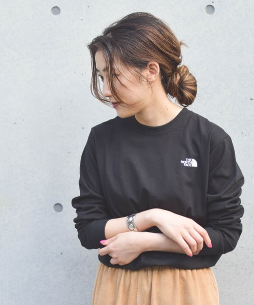 Ray BEAMS（レイビームス）の「【WEB限定】THE NORTH FACE / Back Logo Long sleeve Tee（Tシャツ/カットソー・レディース・ホワイト/ブラック・MEDIUM）」の15枚目の写真