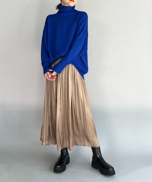 PICCIN（ピッチン）の「バックスリットセーター（ニット/セーター・レディース・オフホワイト/ブルー/ラベンダー/ピンクベージュ・M）」の22枚目の写真