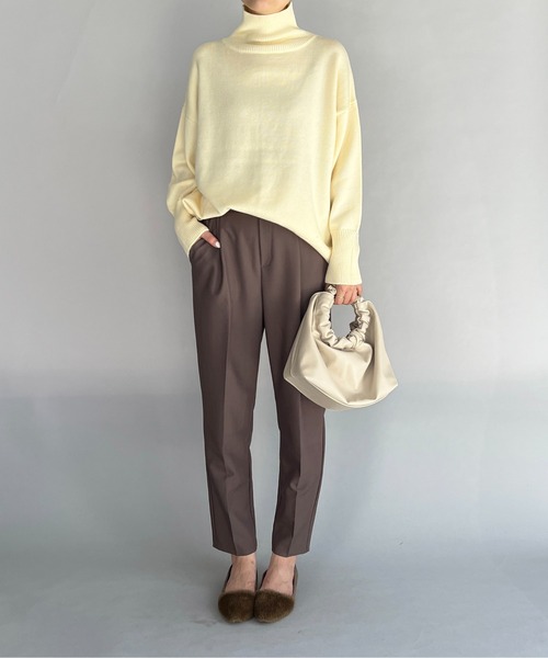 PICCIN（ピッチン）の「バックスリットセーター（ニット/セーター・レディース・オフホワイト/ブルー/ラベンダー/ピンクベージュ・M）」の17枚目の写真