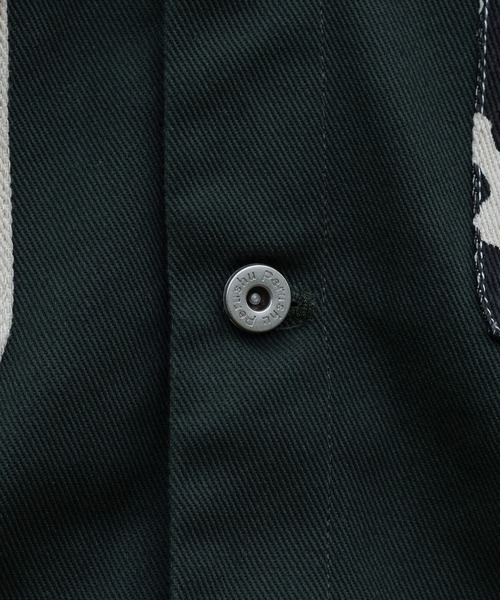 Perushu(ペルーシュ)の「ビッグカバーオール(セットアップ着用可)(カバーオール・メンズ・グリーン/ブラック・MEDIUM/LARGE)」の13枚目の写真