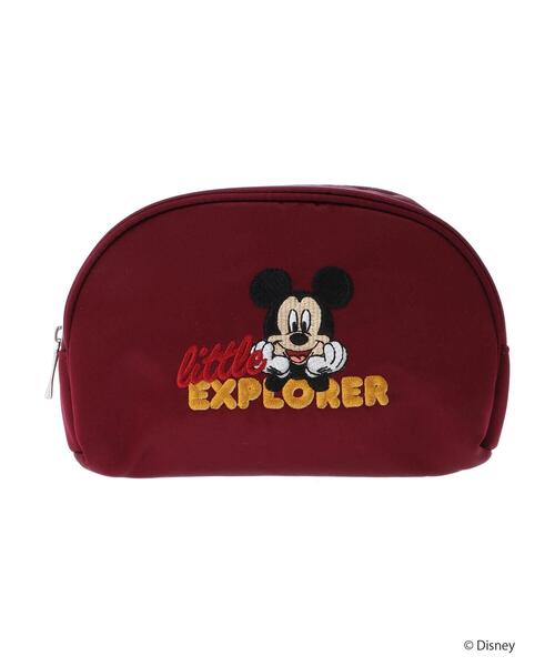 Disney（ディズニー）の「刺繍ポーチ/Mickey（ポーチ・レディース・ブラック/ボルドー・FREE）」の16枚目の写真